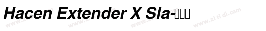 Hacen Extender X Sla字体转换 Hacen Extender X Sla字体转换